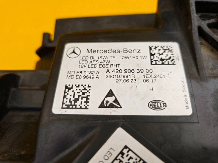 Frontscheinwerfer Mercedes-Benz Citan W420 A4209063900 Rechts Headlight SCH5721313510pe