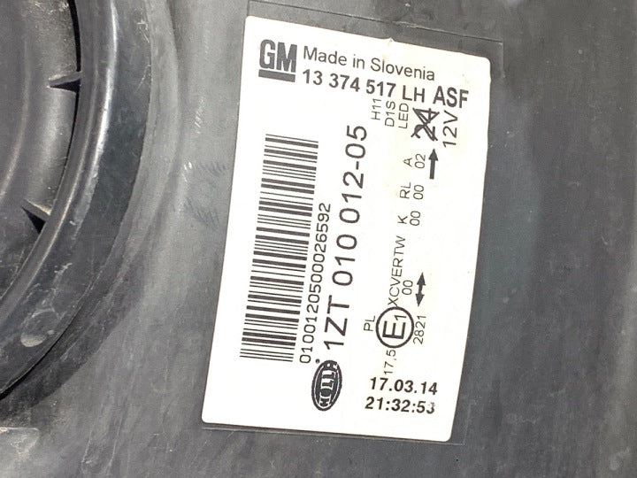 Frontscheinwerfer Opel Astra J 13374517LH Links Scheinwerfer Headlight SCH5761601045hr