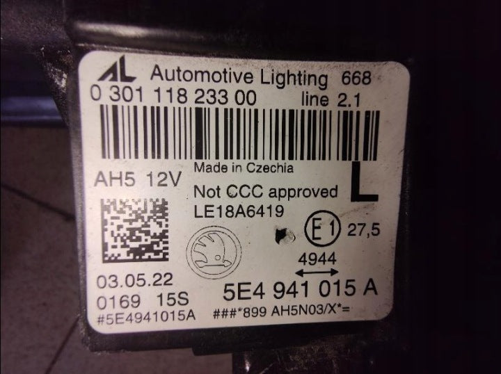 Frontscheinwerfer Skoda Octavia IV 5E4941015A Full LED Links Headlight SCH5775259828pa