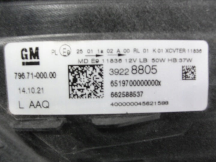 Frontscheinwerfer Opel Astra K 39228805 LED Links Scheinwerfer Headlight SCH5784977249dg