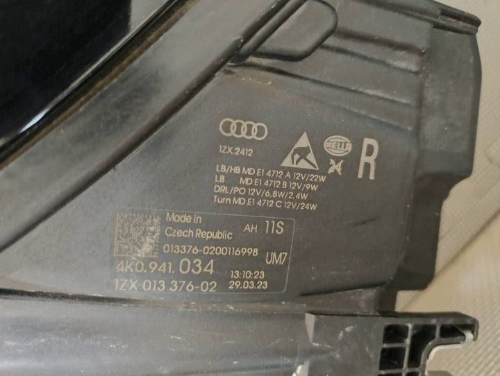Frontscheinwerfer Audi A6 C8 4K0941034 Full LED Rechts Scheinwerfer Headlight SCH5786375992cd