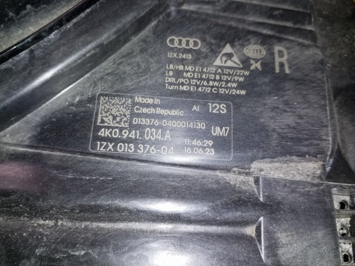 Frontscheinwerfer Audi A6 4K0941034A Rechts Scheinwerfer Headlight SCH5789504241ac