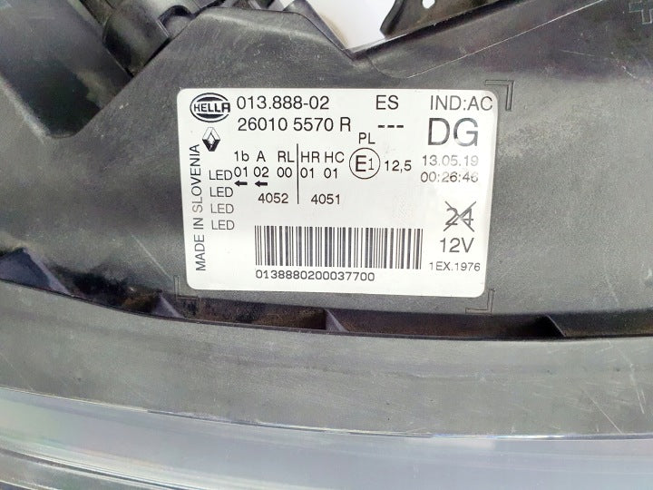 Frontscheinwerfer Renault Kadjar 260105570 013888-02 LED Rechts Headlight SCH5797783830kg