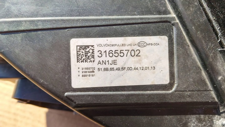Frontscheinwerfer Volvo Xc90 II 31655702 Links Scheinwerfer Headlight SCH5879412762nf