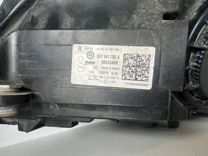 Frontscheinwerfer VW Golf VII 5G1941752A Rechts Scheinwerfer Headlight SCH5895751448iu