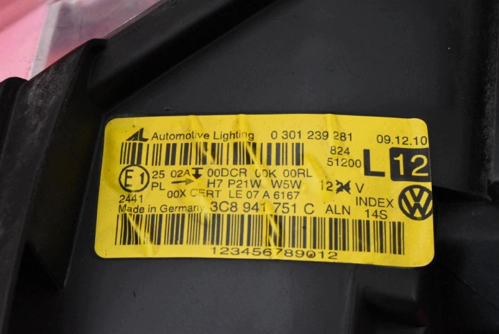 Frontscheinwerfer VW Passat Cc 3C8941751C Links Scheinwerfer Headlight SCH5911738136ge