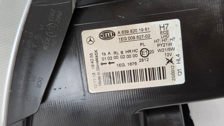 Frontscheinwerfer Mercedes-Benz Viano A6398201961 Rechts Scheinwerfer Headlight SCH5922689847ya