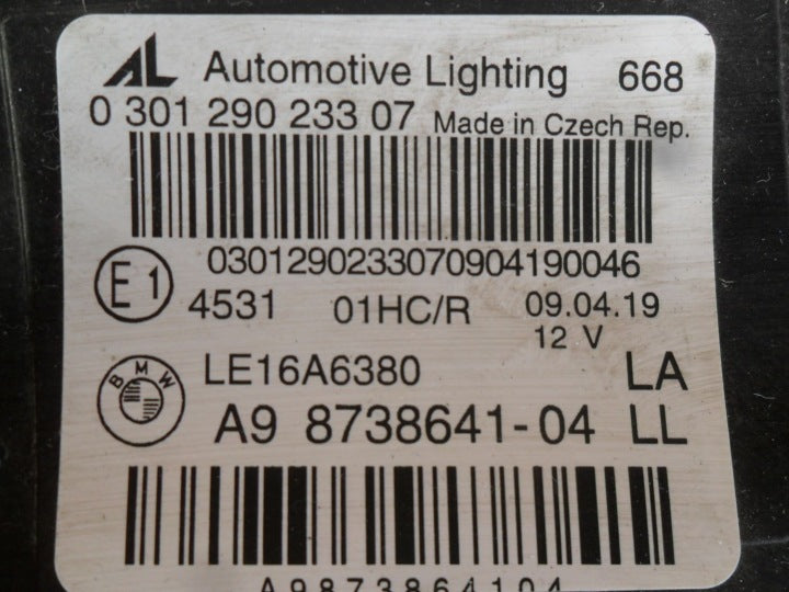 Frontscheinwerfer BMW 2 F22 F23 LE16A6380 Rechts Scheinwerfer Headlight SCH5940555965dp