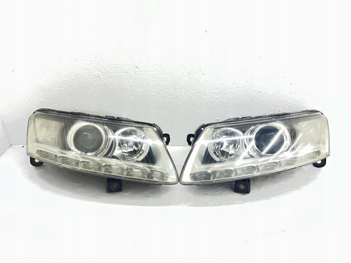 Frontscheinwerfer Audi A6 C6 4F0941030CP Ein Satz Scheinwerfer Headlight SCH6069415985cj