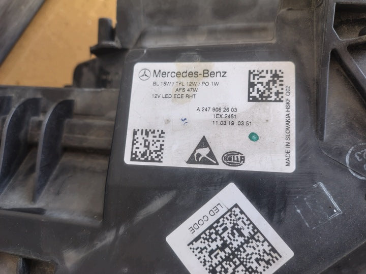 Frontscheinwerfer Mercedes-Benz A2479062603 Full LED Rechts Headlight SCH6087437764wr
