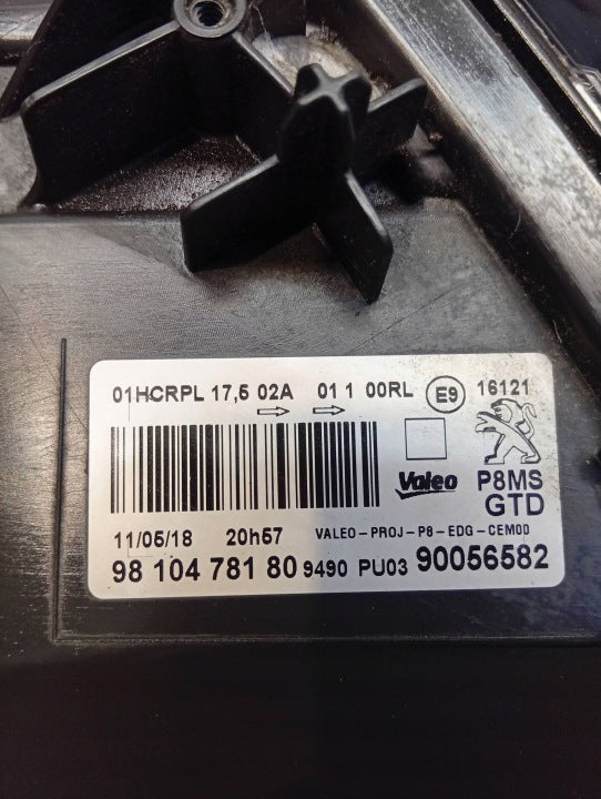 Frontscheinwerfer Peugeot 3008 9810478180 Links Scheinwerfer Headlight SCH6088158223ar