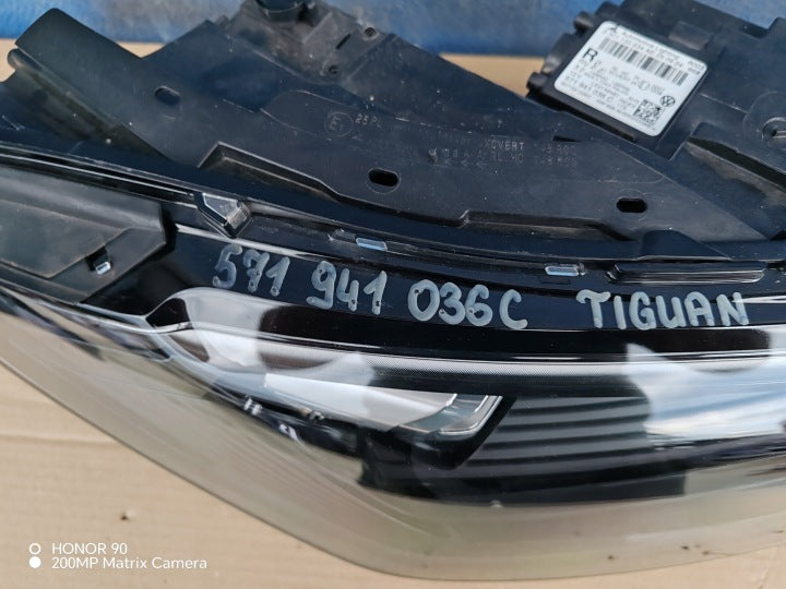 Frontscheinwerfer VW Tiguan 571941036C LED Rechts Scheinwerfer Headlight SCH6110764196nx