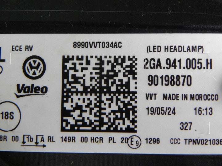 Frontscheinwerfer VW T-Roc 2GA941005 LED Links Scheinwerfer Headlight SCH6119580593cz