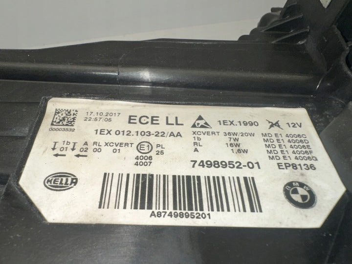 Frontscheinwerfer BMW 3 F30 F31 7498952-01 LED Rechts Scheinwerfer Headlight SCH6145345190fm