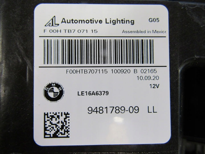 Frontscheinwerfer BMW X5 G05 G06 9481789-09 Laser Links Scheinwerfer Headlight SCH6153845656mz