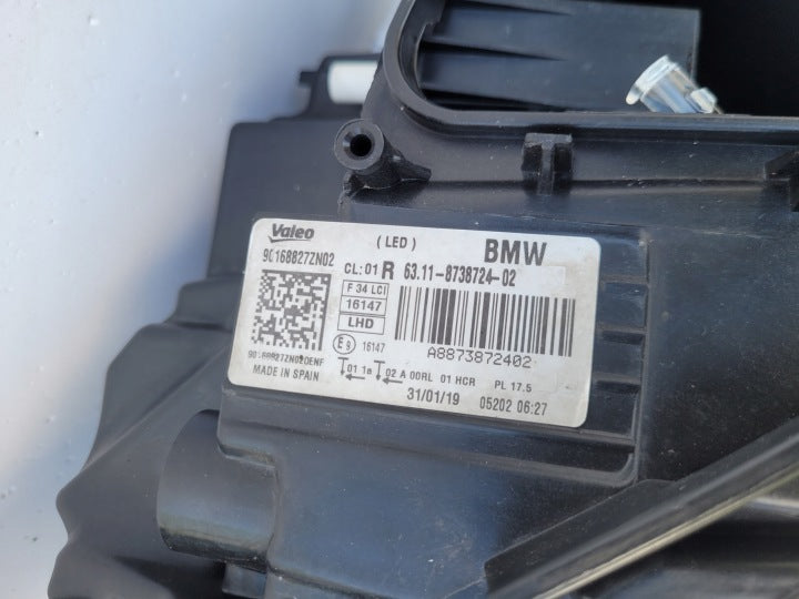 Frontscheinwerfer BMW 3 F34 6311-8738724-02 LED Rechts Scheinwerfer Headlight SCH6180870144il