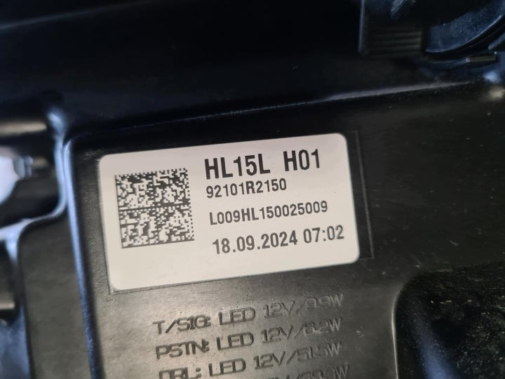 Frontscheinwerfer Kia Sportage 92101R2150 Links Scheinwerfer Headlight SCH6190280588kl