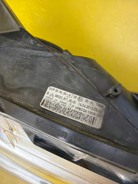 Frontscheinwerfer Citroën Ds5 9802087180 Xenon Rechts Scheinwerfer Headlight SCH6224503333wp