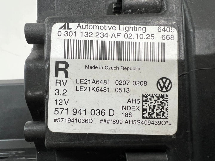 Frontscheinwerfer VW Tiguan 571941036D Rechts Scheinwerfer Headlight SCH6245535667bk
