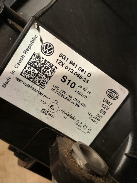 Frontscheinwerfer VW Golf 5G1941081D LED Links Scheinwerfer Headlight SCH6246067998dh