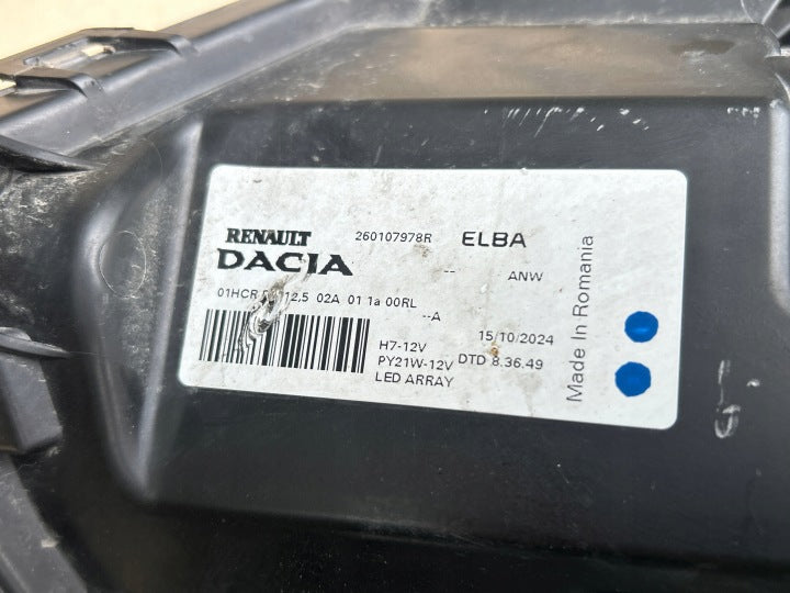 Frontscheinwerfer Dacia Sandero III Jogger 260107978R Rechts Headlight SCH6311019011df