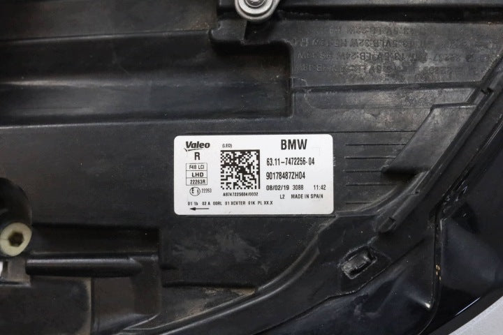 Frontscheinwerfer BMW X1 F48 7472256MWGK441 Rechts Scheinwerfer Headlight SCH6323978882mb