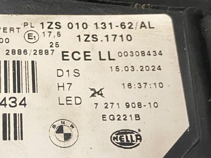 Frontscheinwerfer BMW 5 F11 F10 7271908 LED Links Scheinwerfer Headlight SCH6355389027we