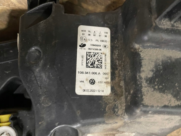 Frontscheinwerfer VW Id.3 10B941006A Rechts Scheinwerfer Headlight SCH6380301934gl