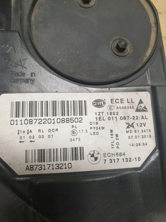 Frontscheinwerfer BMW 5 F11 F10 7317132-10 Xenon Rechts Scheinwerfer Headlight SCH6405223868pw