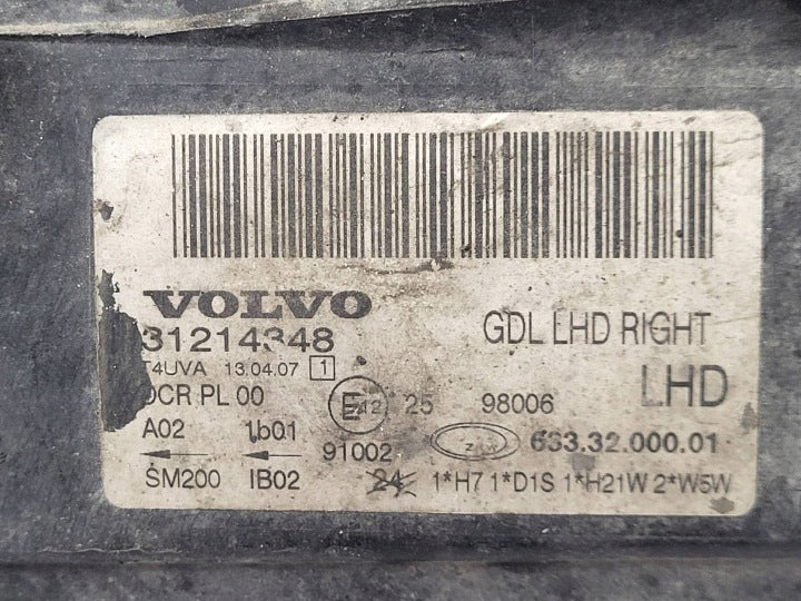 Frontscheinwerfer Volvo S80 31214348 Rechts Scheinwerfer Headlight SCH6414264633mr