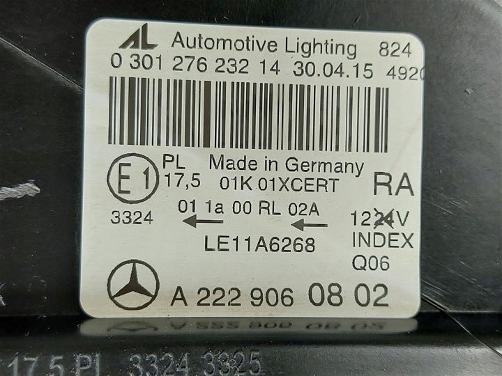 Frontscheinwerfer Mercedes-Benz W222 A2229060802 LED Rechts Headlight SCH6469669874mj