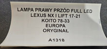 Laden Sie das Bild in den Galerie-Viewer, Frontscheinwerfer Lexus Nx 20677 LED Rechts Scheinwerfer Headlight SCH6510697093nj
