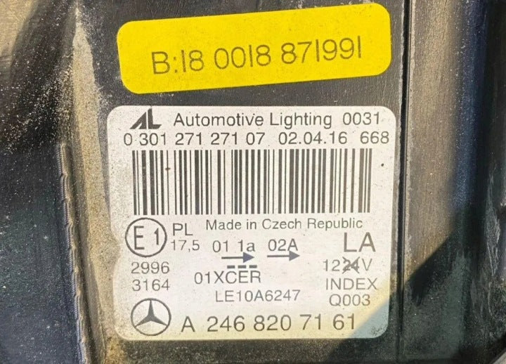 Frontscheinwerfer Mercedes-Benz A2468207161 Xenon Links Scheinwerfer Headlight SCH6532771845xp