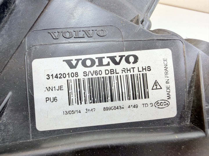Frontscheinwerfer Volvo V60 S60 31420108 Links Scheinwerfer Headlight SCH6557312876ho