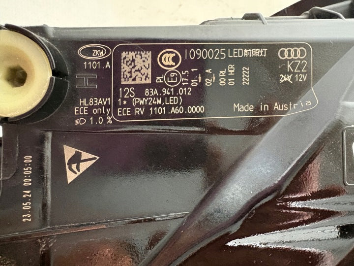 Frontscheinwerfer Audi Q3 83A941012 Rechts Scheinwerfer Headlight SCH6569722991wt