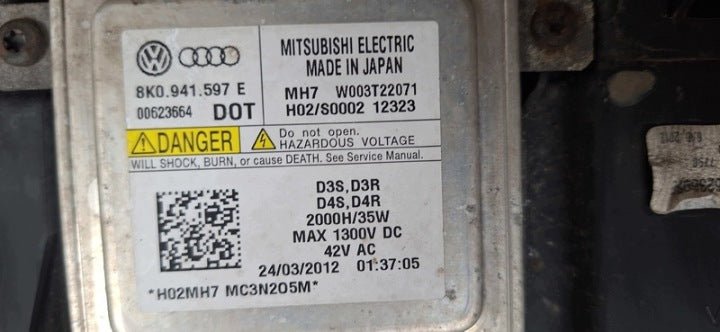 Frontscheinwerfer Audi A4 B8 8K0941005C Links Scheinwerfer Headlight SCH6569959691gu