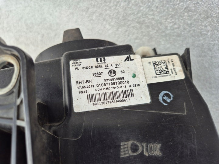 Frontscheinwerfer Fiat Tipo 521451550E LED Rechts Scheinwerfer Headlight SCH6583649868xq