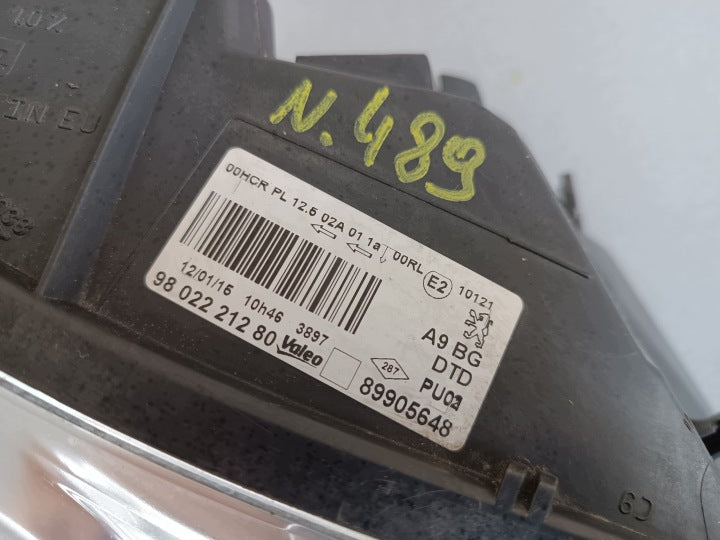 Frontscheinwerfer Peugeot 208 9802221280 Rechts Scheinwerfer Headlight SCH6625509658la