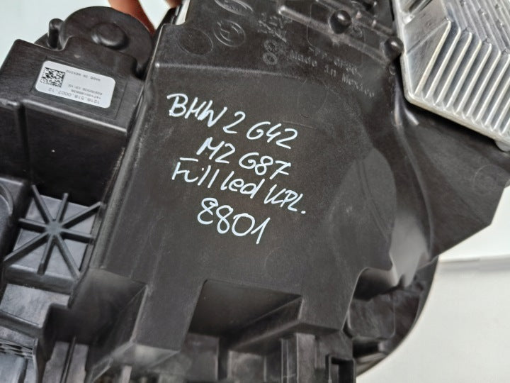 Frontscheinwerfer BMW 2 G42 8083636 Rechts Scheinwerfer Headlight SCH6627164933wz