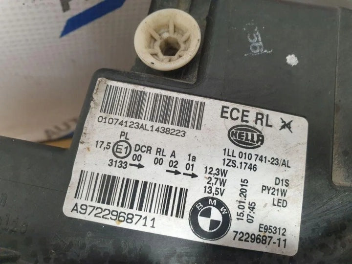 Frontscheinwerfer BMW 1 7229687-11 Links Scheinwerfer Headlight SCH6628743446sr