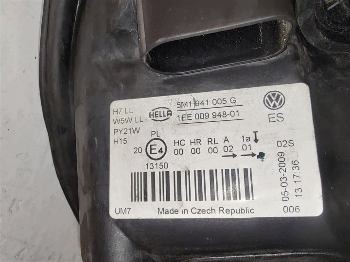 Frontscheinwerfer VW Golf VI Plus 5M1941005G Links Scheinwerfer Headlight SCH6648960172uf