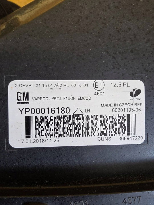Frontscheinwerfer Opel Grandland X YP00016180 LED Links Scheinwerfer Headlight SCH6683564011ca