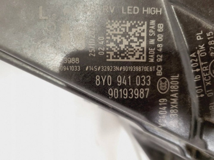 Frontscheinwerfer Audi A3 8Y0941033 LED Links Scheinwerfer Headlight SCH6686025646jo