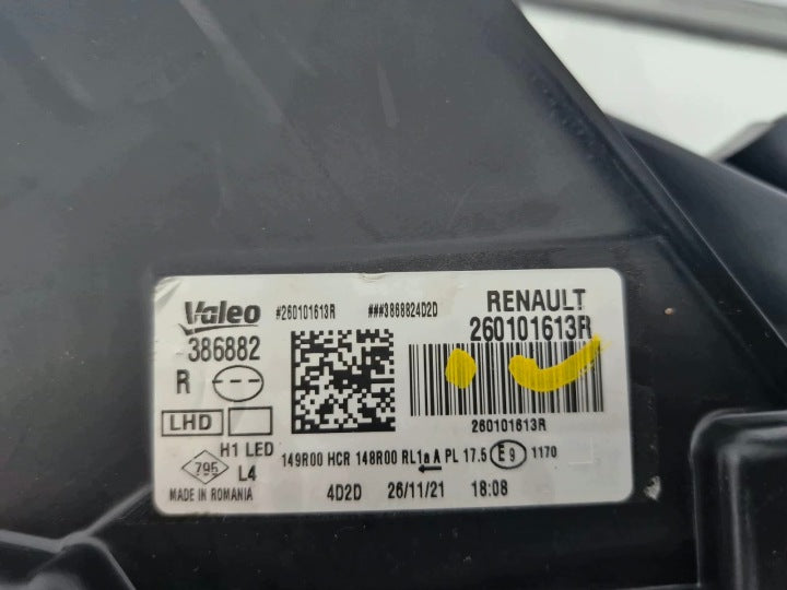 Frontscheinwerfer Dacia Duster 260101613R Rechts Scheinwerfer Headlight SCH6714535607hg