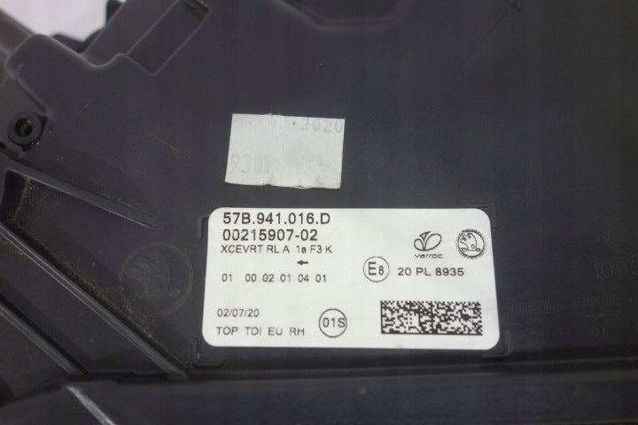 Frontscheinwerfer Skoda Karoq 57B941016 LED Rechts Scheinwerfer Headlight SCH6728209588kn