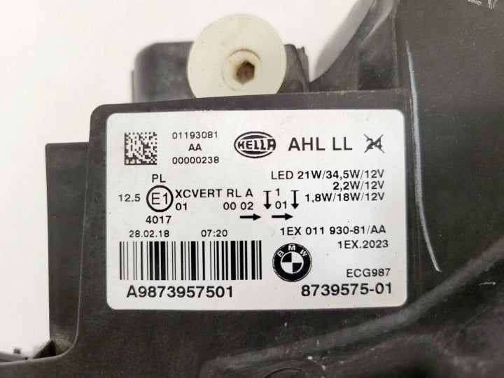 Frontscheinwerfer BMW 1 F21 F20 8739575-01 LED Links Scheinwerfer Headlight SCH6776905951qa