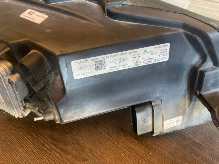 Frontscheinwerfer Skoda Superb 3V1941015D Links Scheinwerfer Headlight SCH6787641335dl