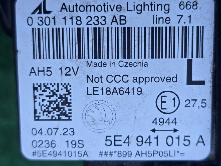 Frontscheinwerfer Skoda Octavia I 5E4941015A LED Links Scheinwerfer Headlight SCH6851826579fm