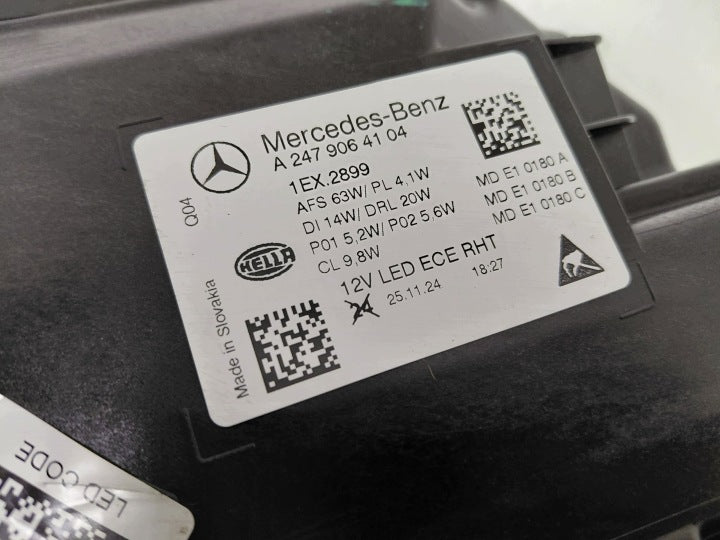 Frontscheinwerfer Mercedes-Benz W247 A2479064101 Links Scheinwerfer Headlight SCH6896095345gj