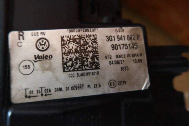 Frontscheinwerfer VW Passat B8 3G1941082 LED Rechts Scheinwerfer Headlight SCH6904991336ax